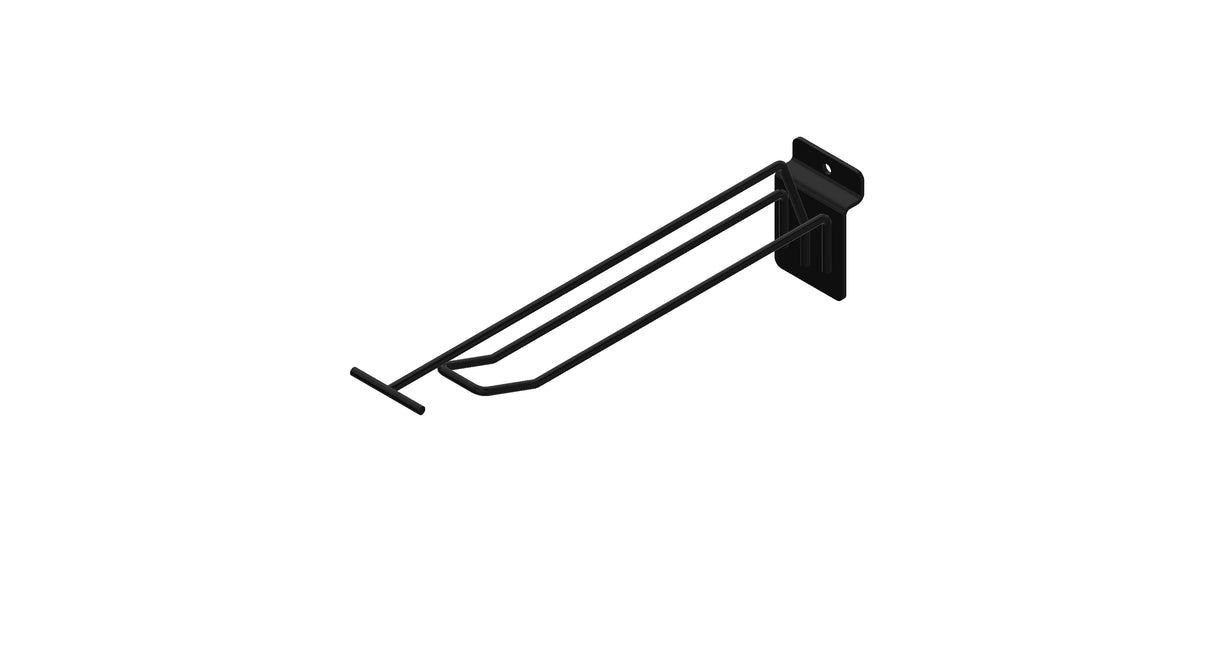 Lamelhaak dubbel d. 200 mm ø4 vv pendel zwart