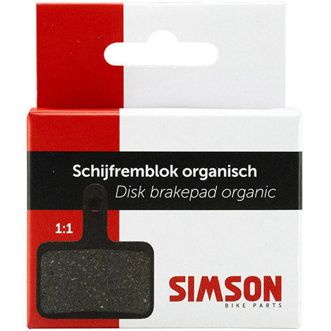 Simson schijfremblok organisch shimano tektro per set