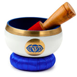 Blauw chakra klankschaal