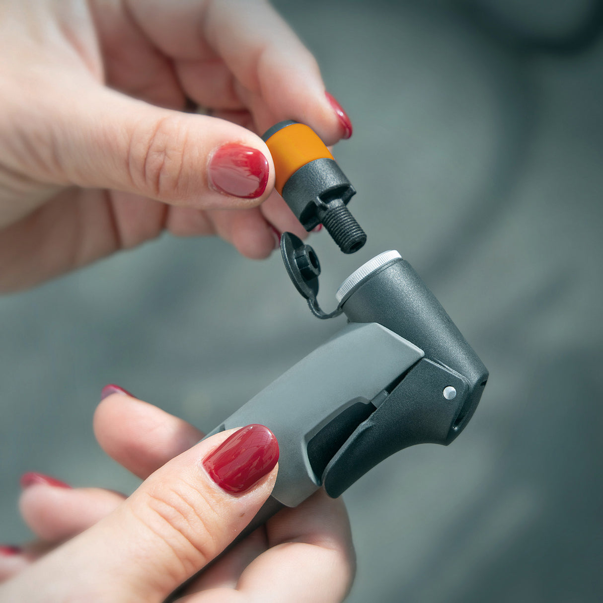 Sks adapter voor pompkop schwalbe klikventiel