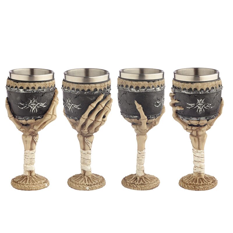 Skelet arm decoratieve kelk