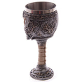 Strijder schedel gothic decoratieve kelk