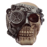 Steampunk schedel hoofd woonaccessoire