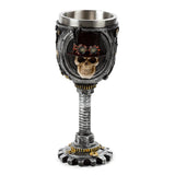 Steampunk schedel decoratieve kelk