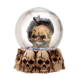 Schedel sneeuwbol met dieren woonaccessoire