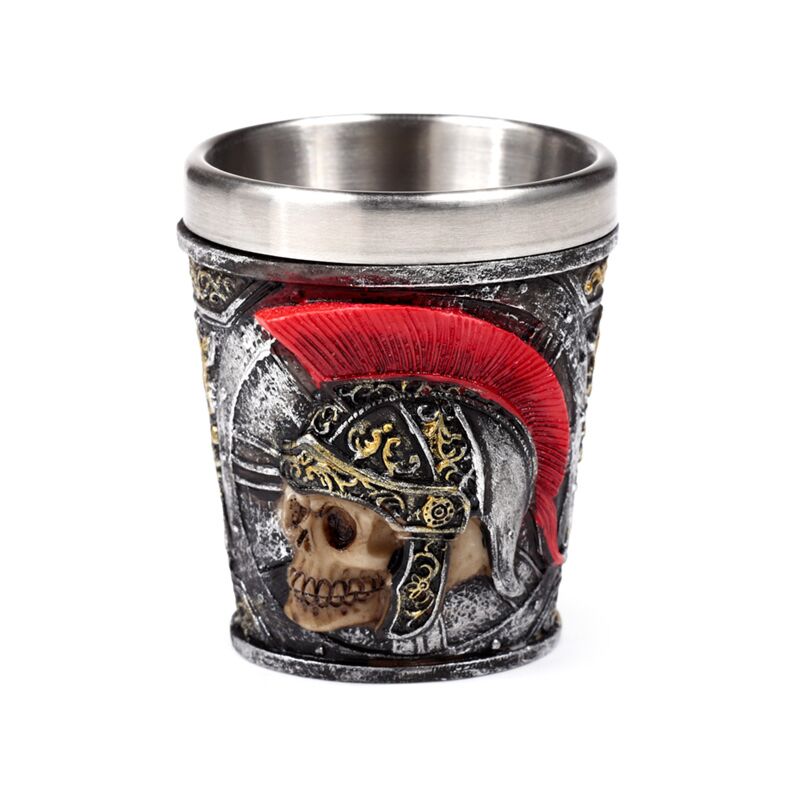 Decoratief romeinse soldaat borrelglaasje shot glas