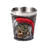Decoratief romeinse soldaat borrelglaasje shot glas
