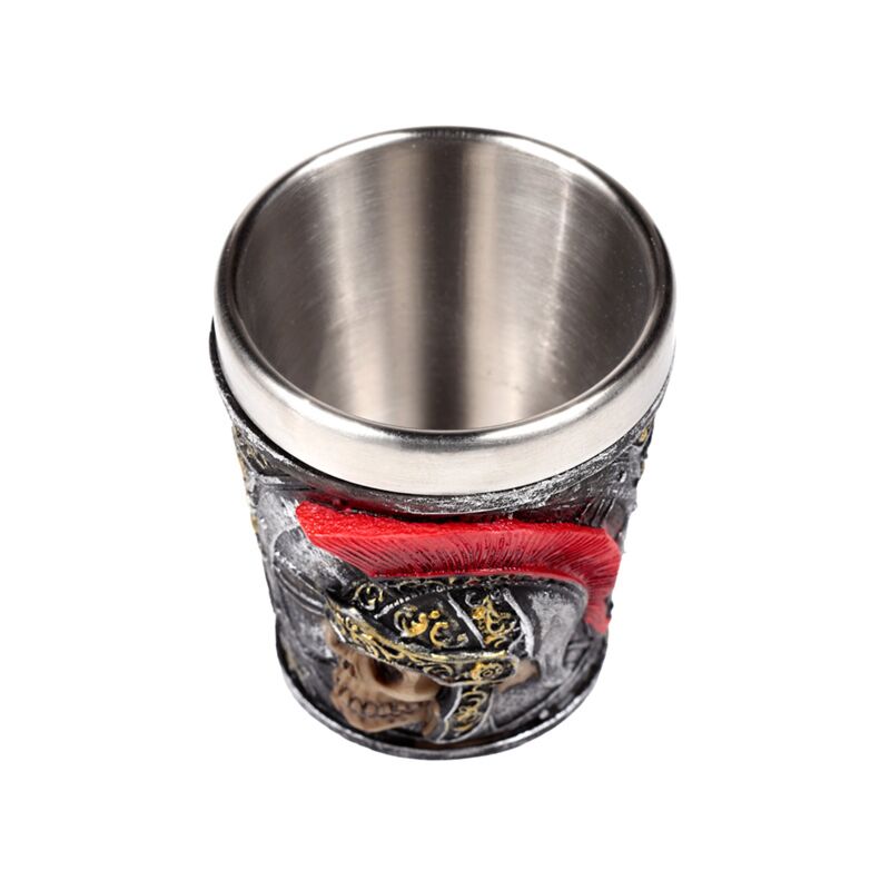 Decoratief romeinse soldaat borrelglaasje shot glas