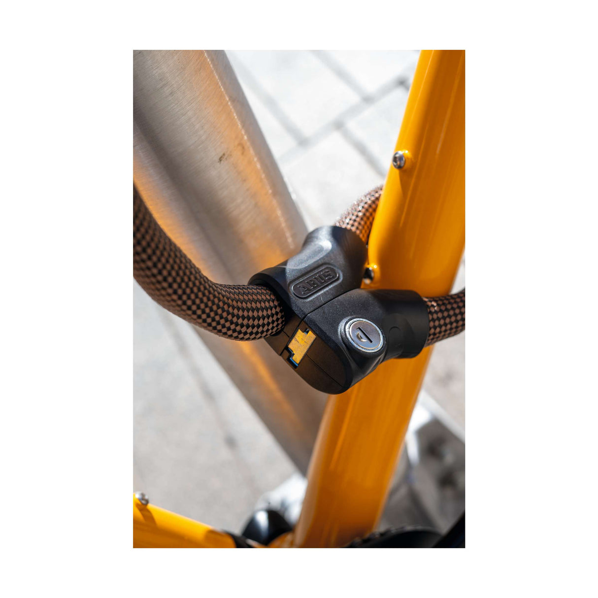 Abus kettingslot infinity loop 1806 140 autumn orange