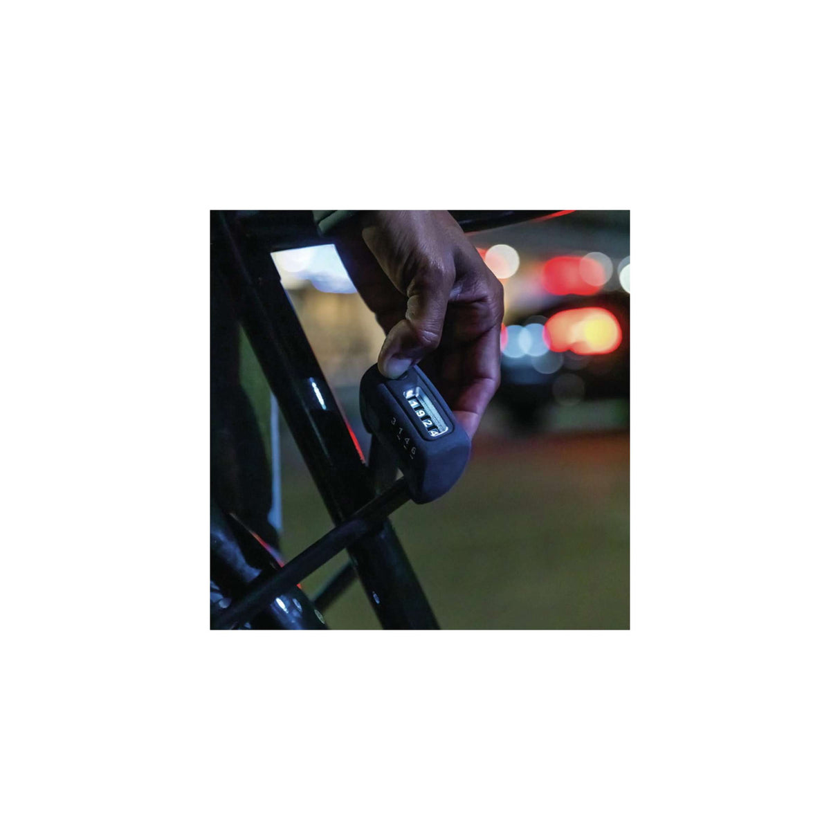 Abus vouwslot Bordo 6000C 90 zwart LED SH - Fietsslot