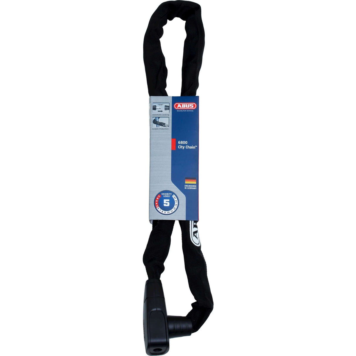 Abus CityChain 6800 85 2.0 zwart - 85cm