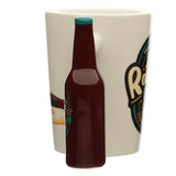 Rather be drinking beer - gevormd handvat keramiek mok
