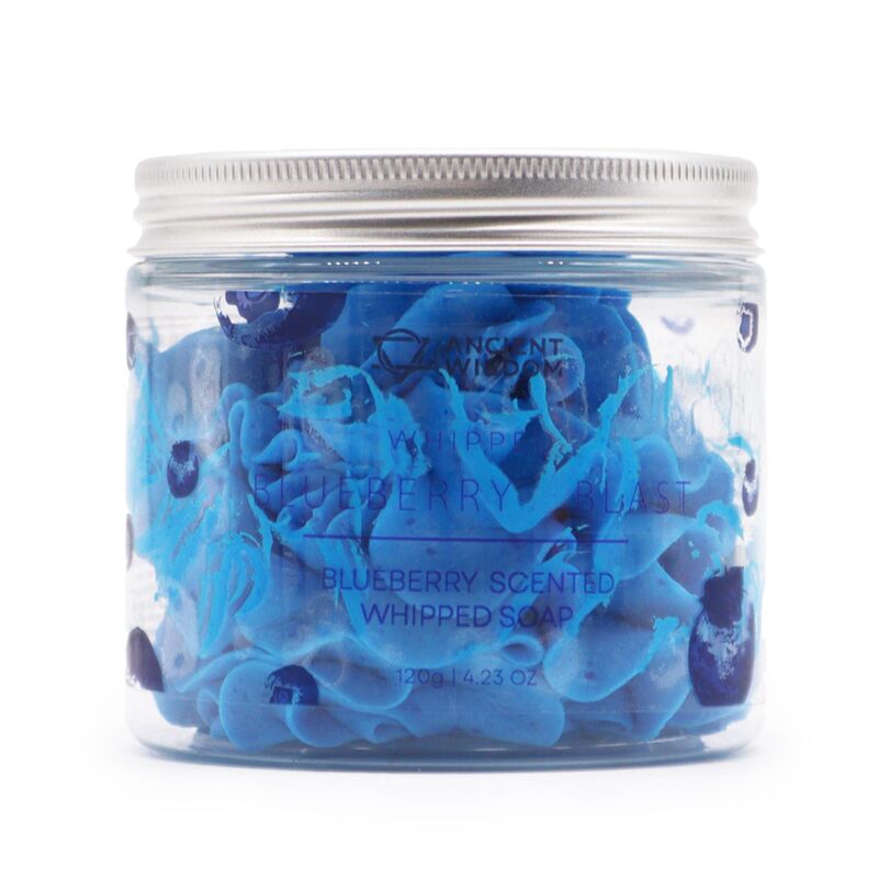Bosbessen pot met whipped soap bodywash