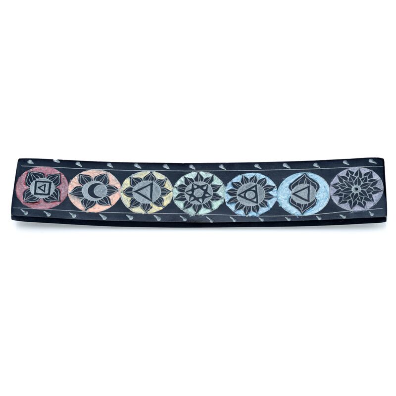Zeepsteen chakra wierookhouder