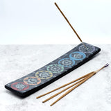 Zeepsteen chakra wierookhouder