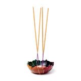 Zeepsteen chakra lotus wierookhouder schaaltje