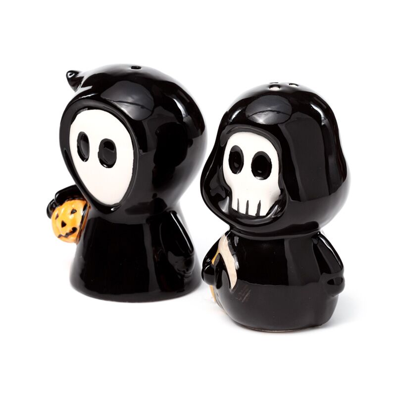 Skull boy ghost boy peper- en zoutstel