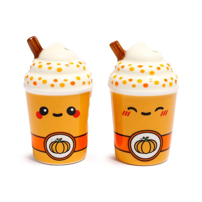 Pompoen gekruide latte foodiemals peper- en zoutstel