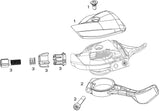 Sram duimversteller x01 dh trigger x01 dh 7sp black