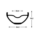 Stans stan's flow s2 rear wheel - 27,5'' - 12x148 ta - sram xdr - 6-bolt - gray