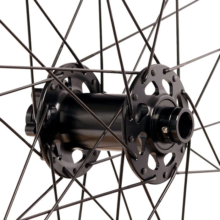 Stans stan's crest mk4 front wheel - 29'' - 15x110 ta - 6-bolt - gray