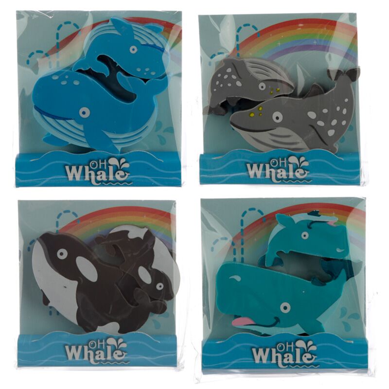 Set van 2 walvis gummen