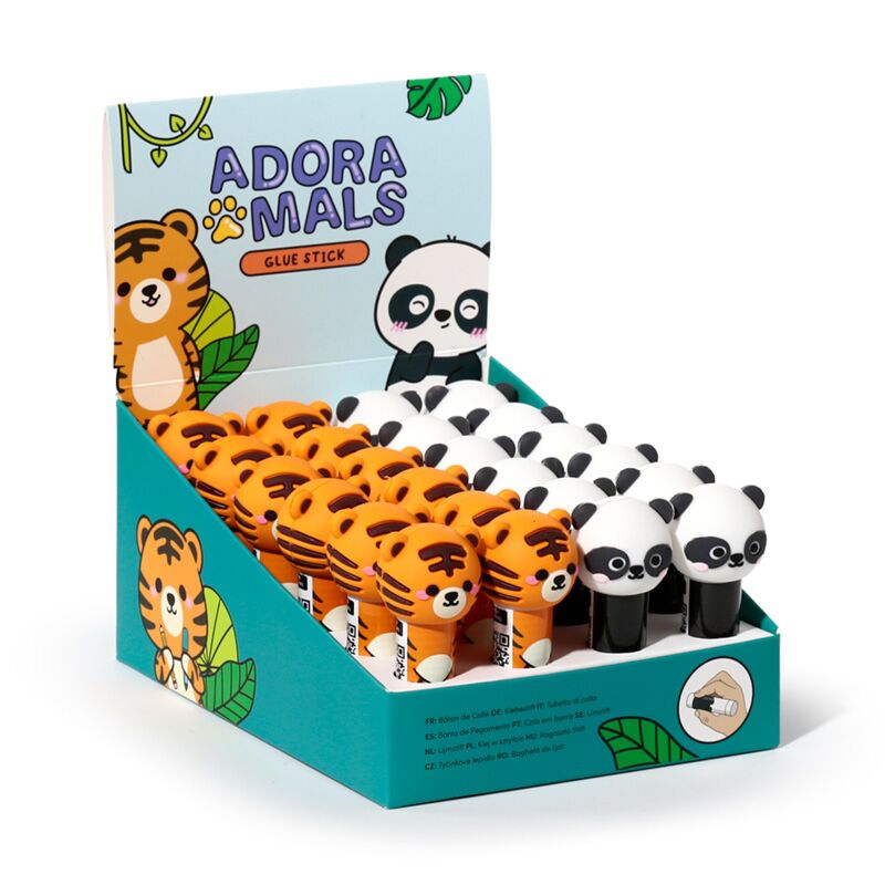 Adoramals wilde tijger panda lijmstift