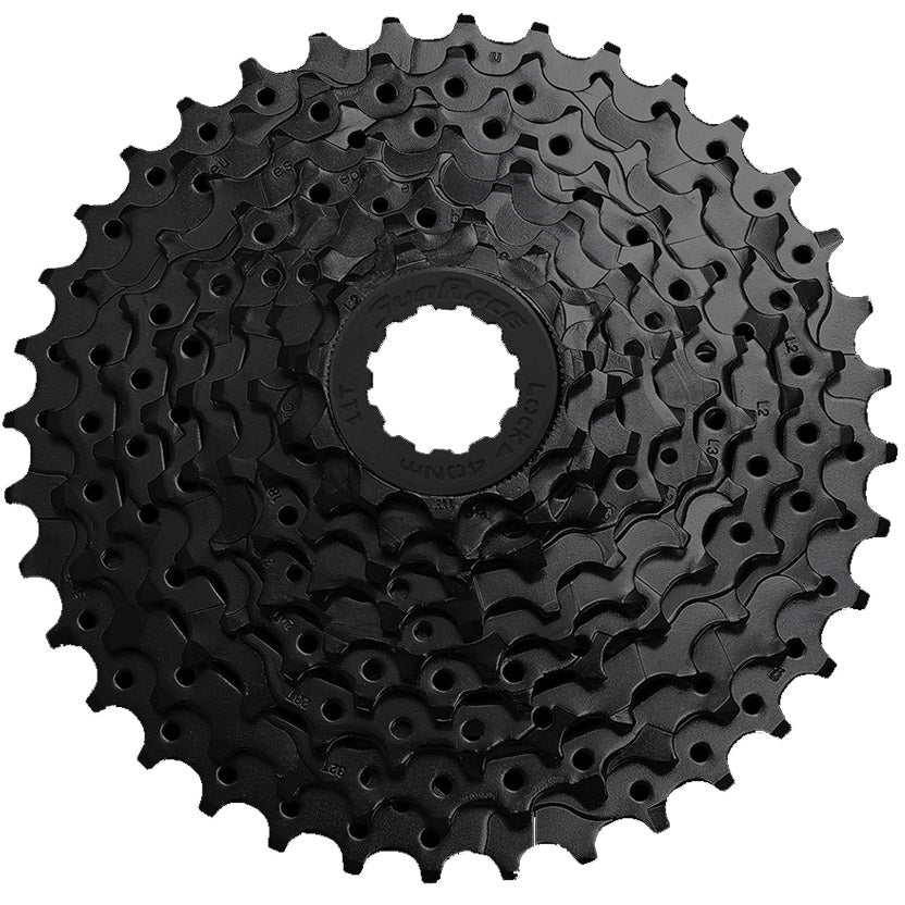 Shimano sunrace cassette csu98 9aw 9v 11-36t zwart