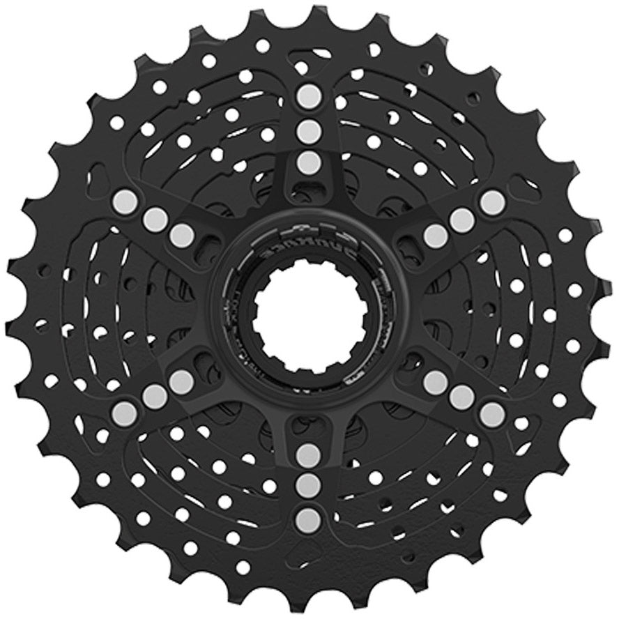 Superior sunrace cassette csrz800 12v 11-30t zwart rood