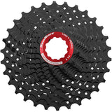 Superior sunrace cassette csrz800 12v 11-36t zwart rood