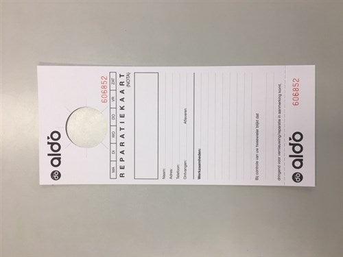 Aldo reparatie kaarten pak a 250