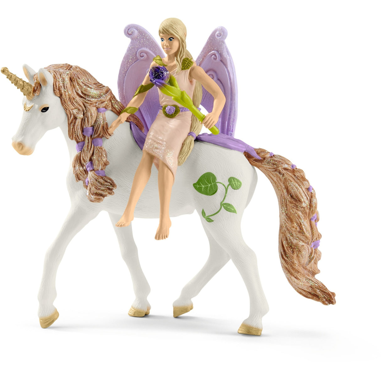 Schleich Bayala Glinsterend bloemenhuis met eenhoorns, me