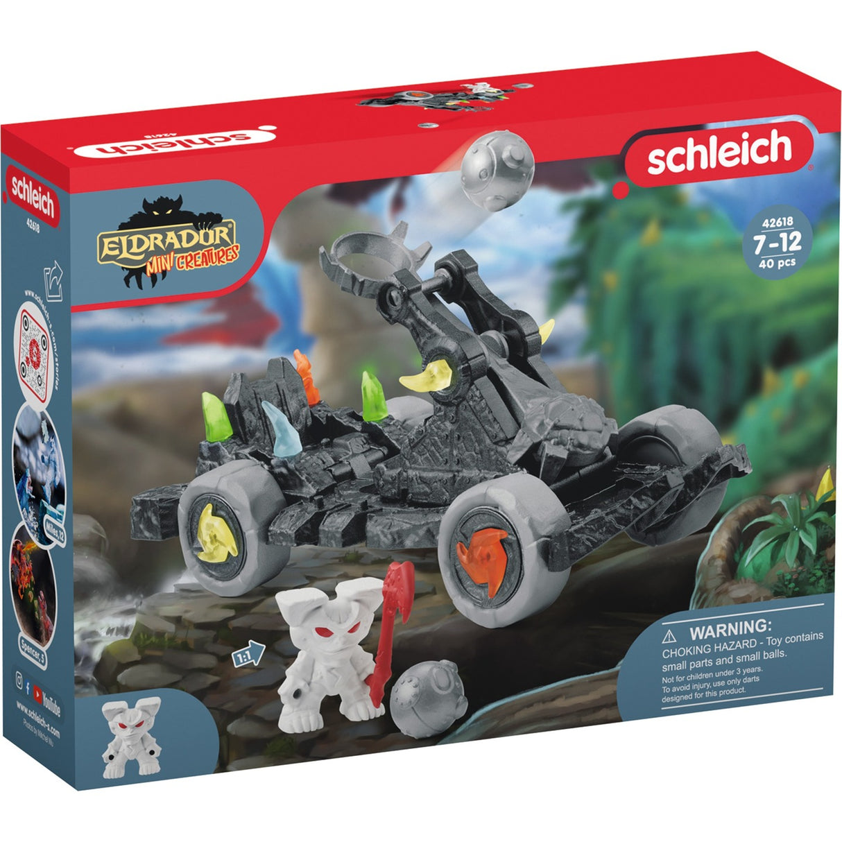 Schleich Eldrador Katapult met Mini Creature