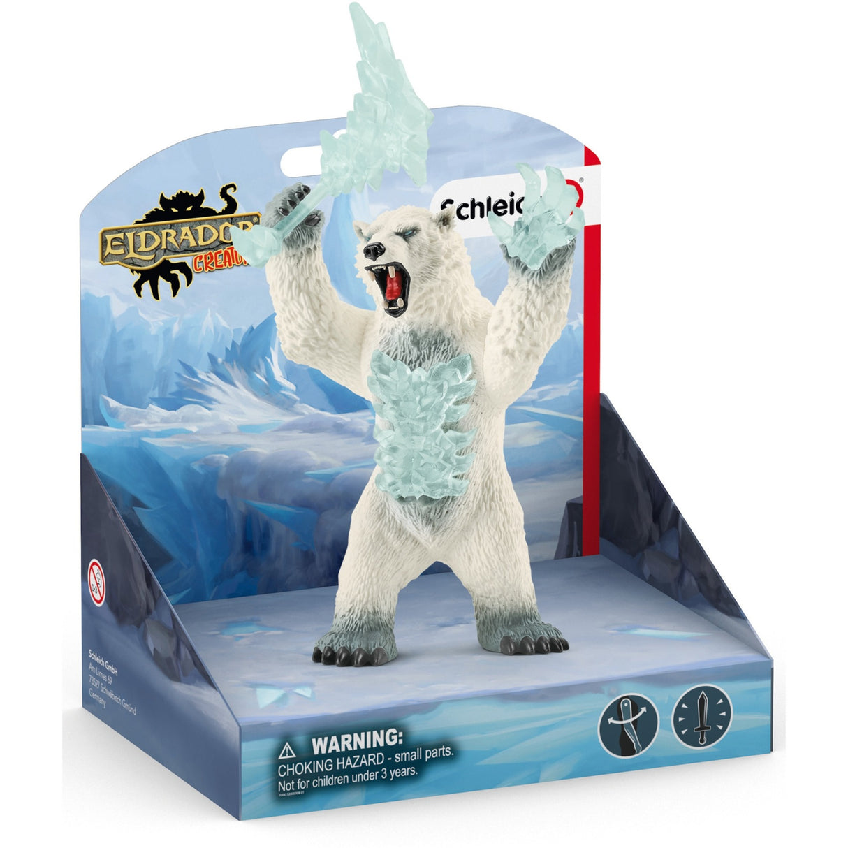Schleich Eldrador Sneeuwstormbeer met wapen