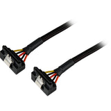 Sharkoon Sata YStroomadapter 90 graden, 0,20m