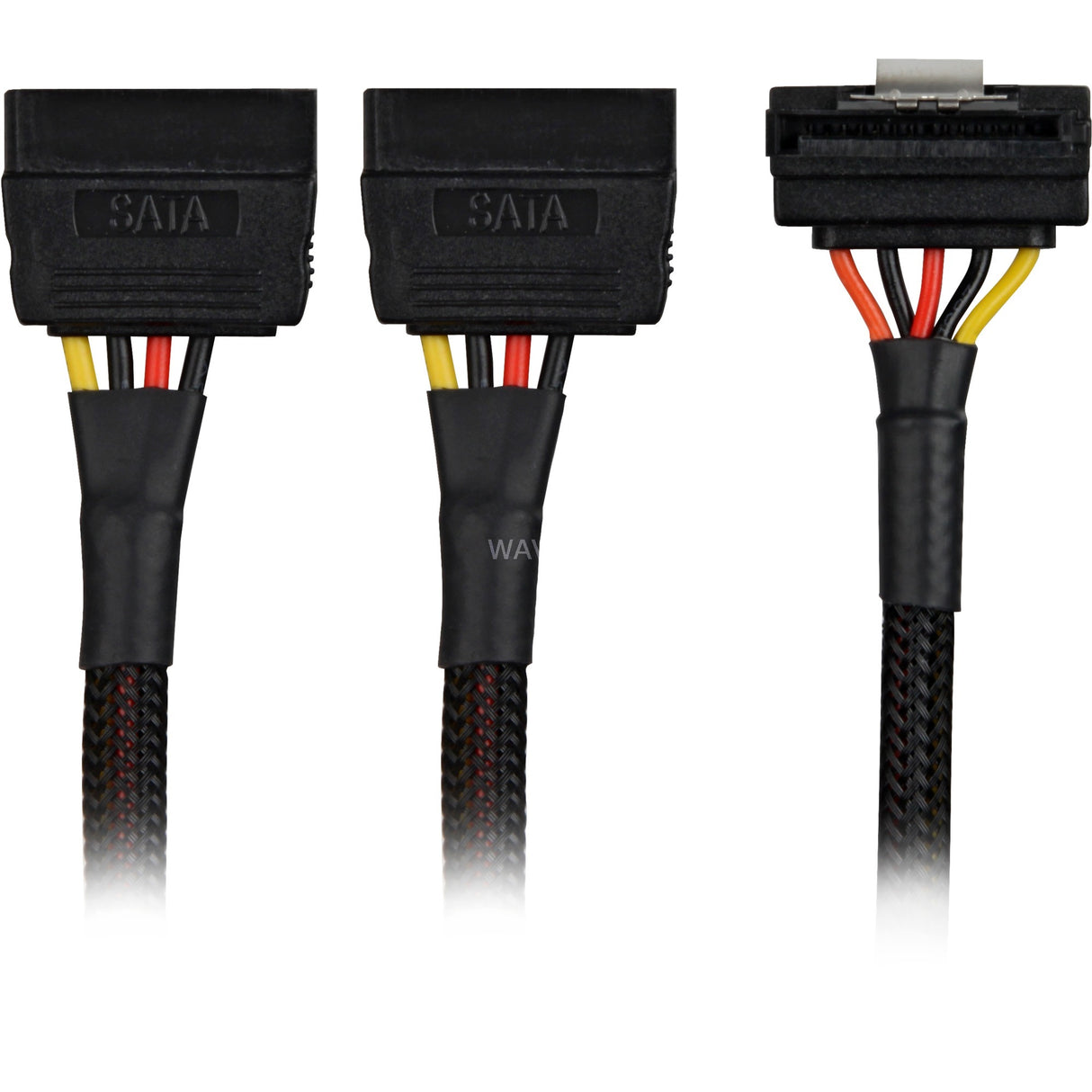 Sharkoon Sata YStroomadapter 90 graden, 0,20m