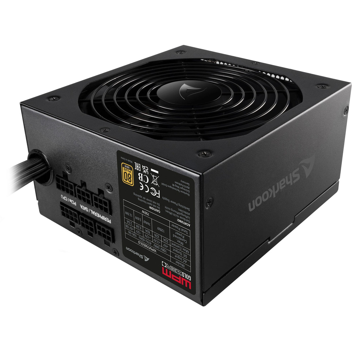 Sharkoon WPM Gold ZERO 750W