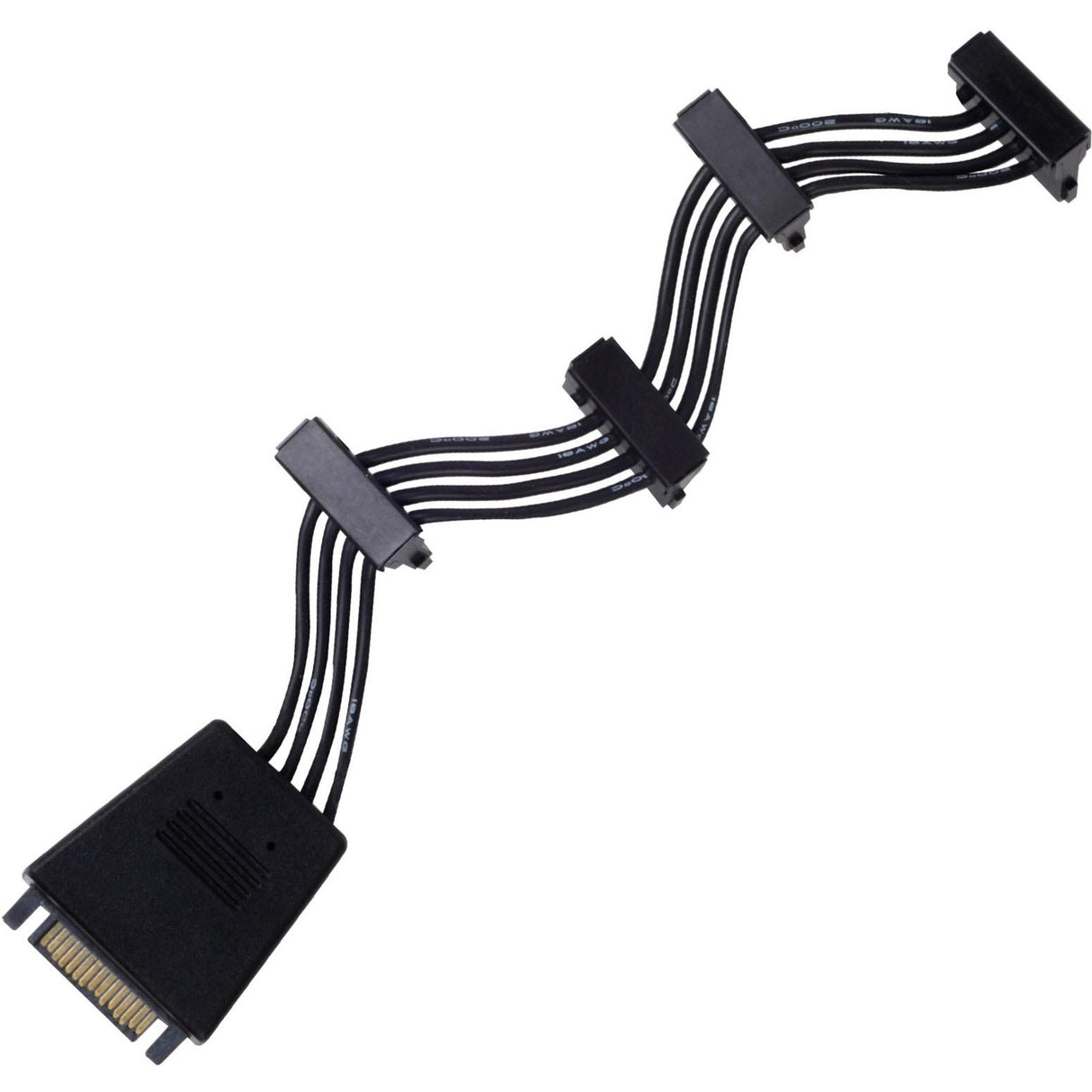SilverStone SST-CP06-E4, 1x 15-Pin-SATA > 4x 15-Pin-SATA