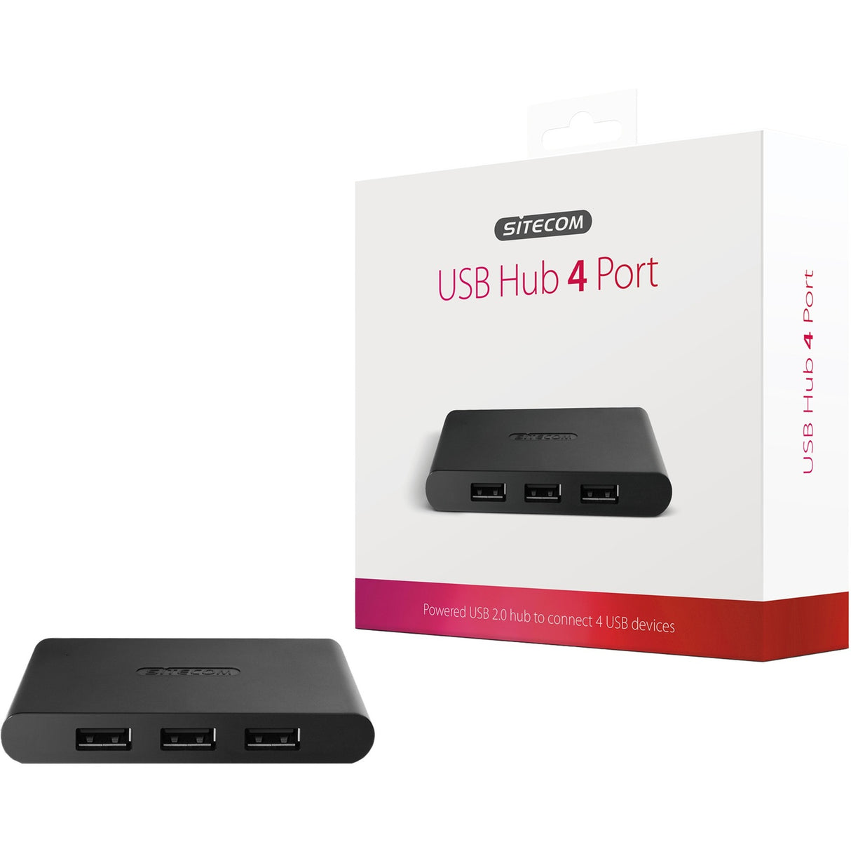 Sitecom USB 2.0 Hub 4 port
