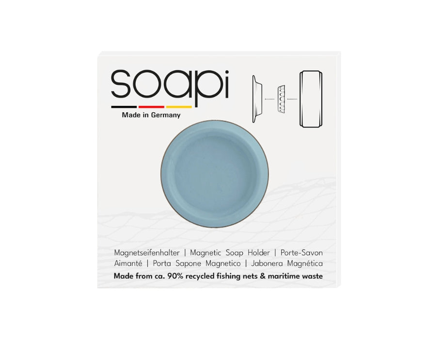 Soapi magnetische zeephouder - lichtblauw