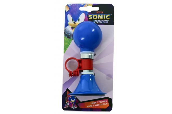 Sonic prime fietstoeter - jongens - rood blauw