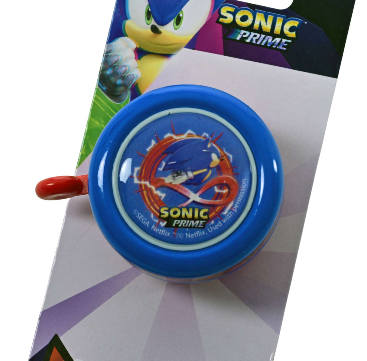 Volare sonic prime fahrradklingel – jungen – blau rot