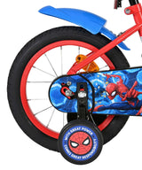 Spiderman marvel spider-man kinderfahrrad - jungen - 14 zoll - rot blau