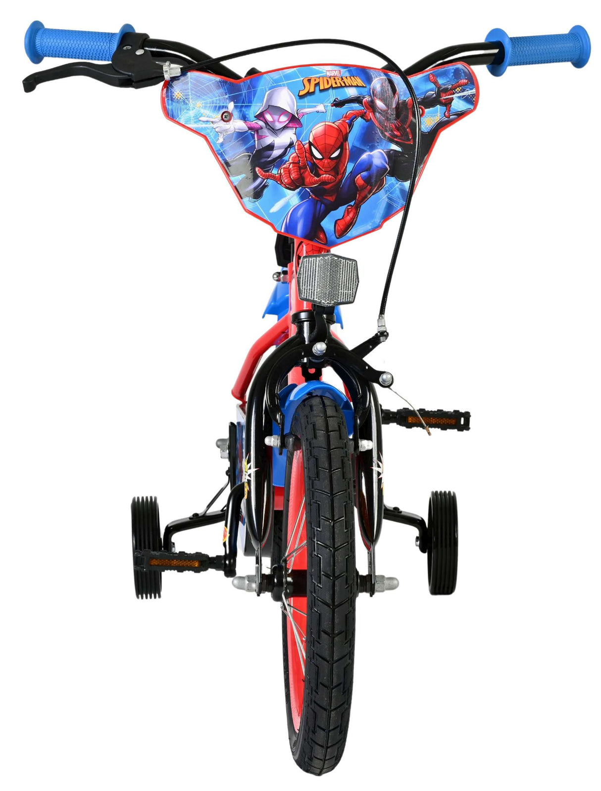 Spiderman marvel spider-man kinderfahrrad - jungen - 14 zoll - rot blau
