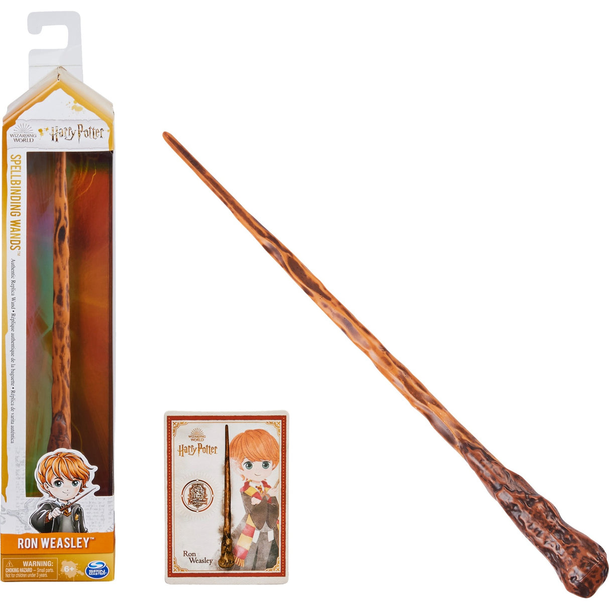 Spin Master Wizarding World: Harry Potter Ron Wemel Wand met