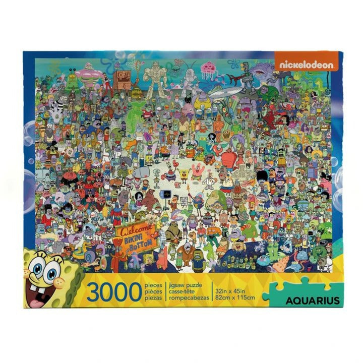 Diverse spongebob jigsaw puzzle bikini bottom