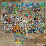 Diverse spongebob jigsaw puzzle bikini bottom