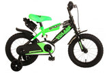 Volare Sportivo Kinderfiets Jongens 14 inch Neon Groen Zwart 95% afgemonteerd