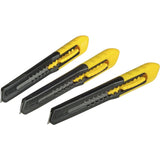 Stanley Afbreekmes SM 9mm, 3 stuks