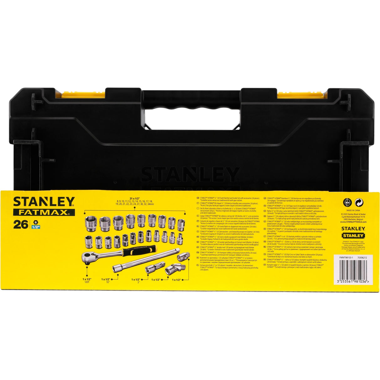 Stanley FATMAX 1 2 L PRO-STACK Doppenset 1 2 FMMT98103-1